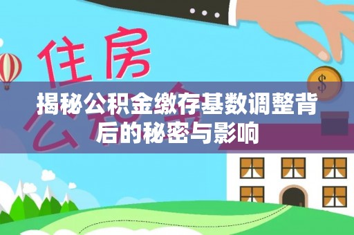 木里揭秘公积金缴存基数调整背后的秘密与影响
