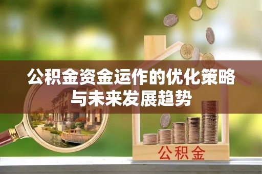 木里公积金资金运作的优化策略与未来发展趋势