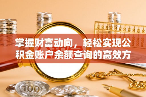木里掌握财富动向，轻松实现公积金账户余额查询的高效方式
