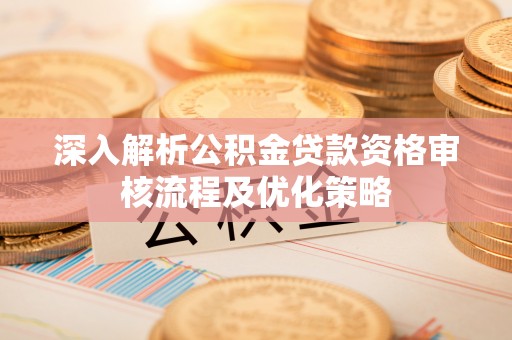 木里深入解析公积金贷款资格审核流程及优化策略