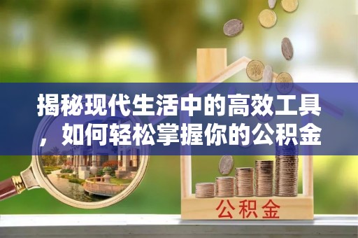 木里揭秘现代生活中的高效工具，如何轻松掌握你的公积金查询方式