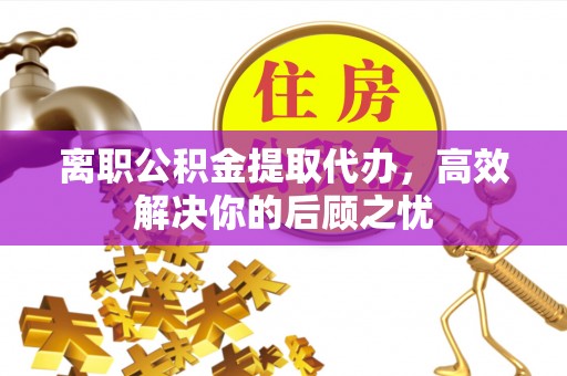 木里离职公积金提取代办，高效解决你的后顾之忧
