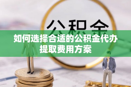 木里如何选择合适的公积金代办提取费用方案