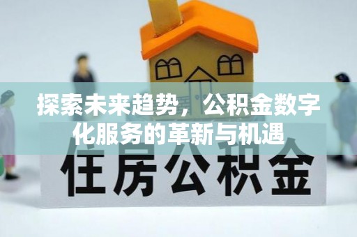 木里探索未来趋势，公积金数字化服务的革新与机遇