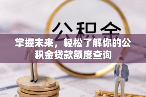 木里掌握未来，轻松了解你的公积金贷款额度查询