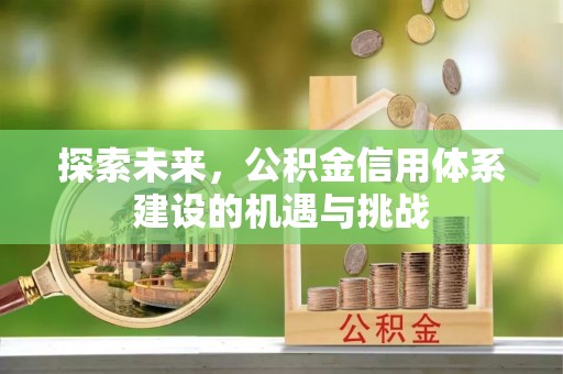 木里探索未来，公积金信用体系建设的机遇与挑战