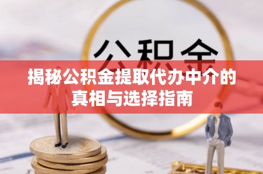 木里揭秘公积金提取代办中介的真相与选择指南