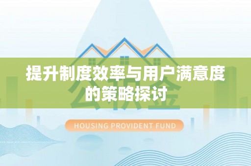 木里提升制度效率与用户满意度的策略探讨